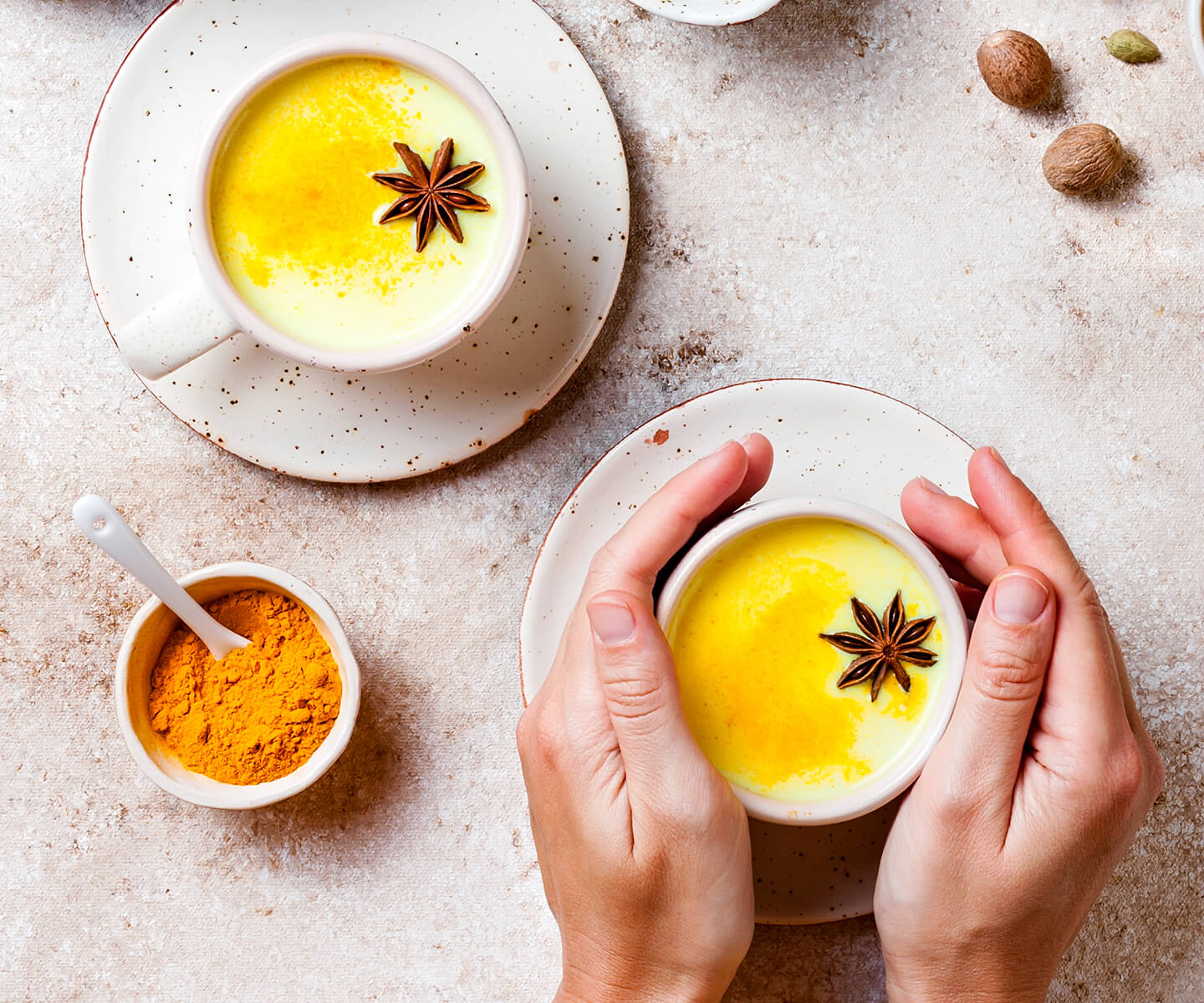 Golden Milk made with our Turmeric Tantra Chai tea.