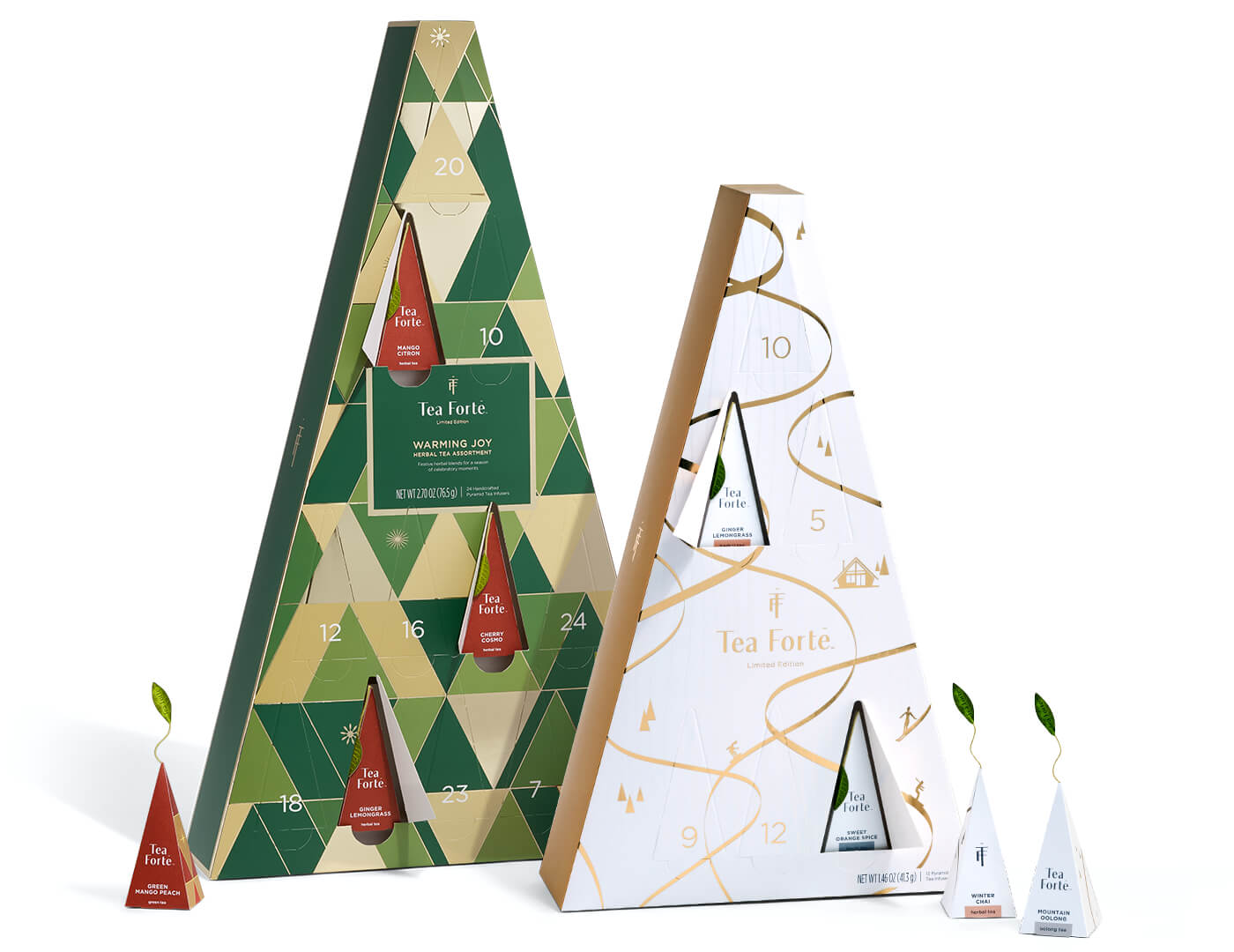 Image of Warming Joy Herbal Advent Calendar & Winter Chalet 12 Days of Cozy Teas Advent Calendar