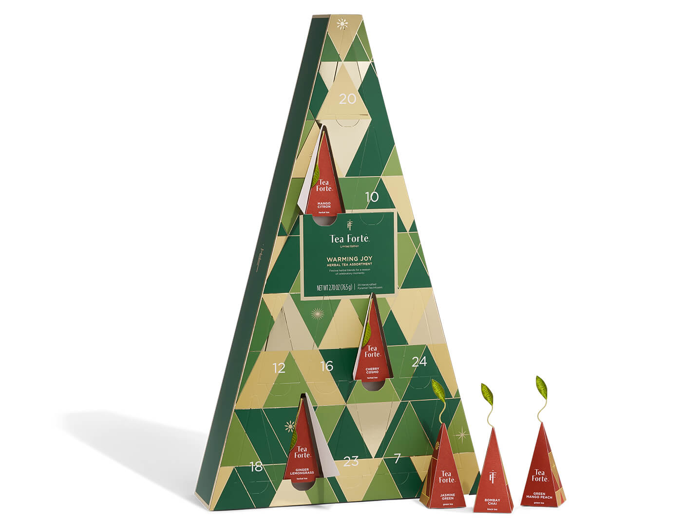 Warming Joy Herbal Advent Calendar of 24 teas each