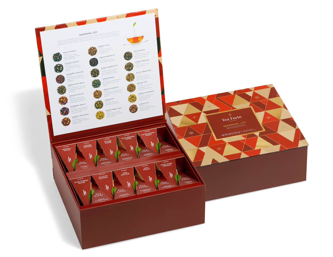 Image of Warming Joy Tea Chest Opened