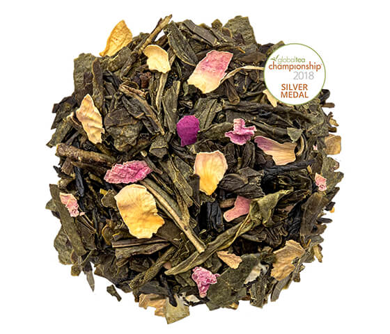 Kosher tea pile - Cherry Blossom green tea