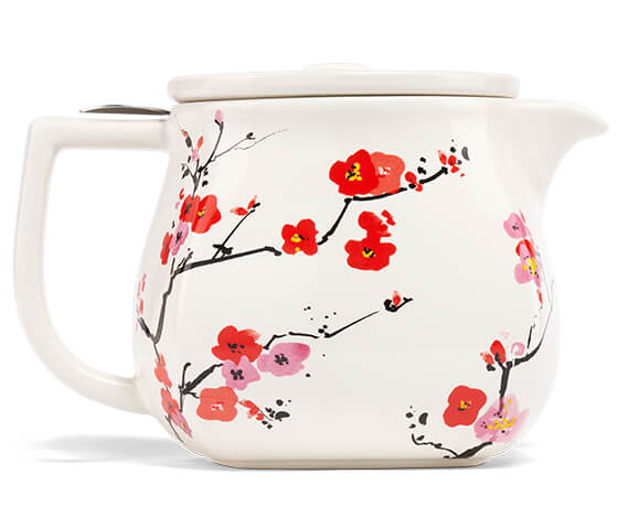 Fore Sakura Teapot with lid and infuser basket